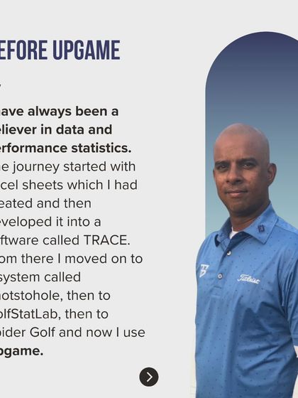 My belief in data started with Excel sheets and evolved through various software systems to Upgame. This journey reflects my commitment to using the best performance statistics tools available to help my players.