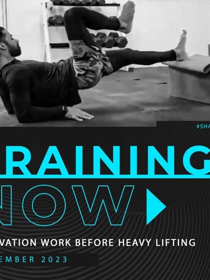 This is activation work before heavy lifting. This single-leg glute bridge variation ensures the correct muscles are firing before we load the system with heavy weights, improving performance and reducing injury risk.