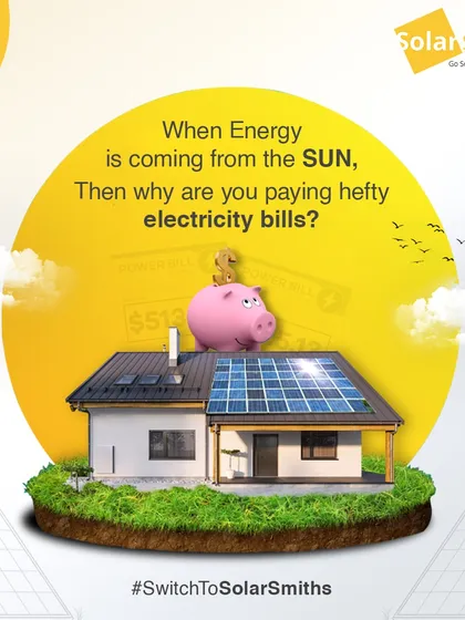 When energy is coming for free from the sun, why are you still paying hefty electricity bills? It's time to make the logical switch to solar.