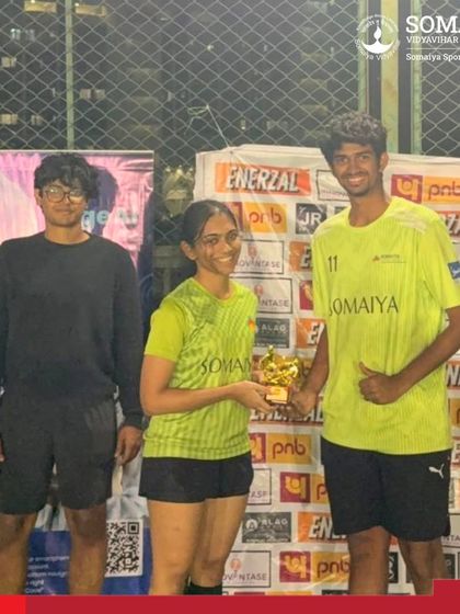 Charvi Sanghvi is awarded Player of the Tournament for her exceptional performance in the VANQUISH 2026 5v5 Football Title win.