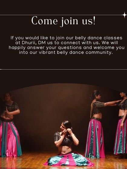 A warm invitation to join our vibrant belly dance community. If you would like to join our classes, connect with us and we will happily answer your questions.