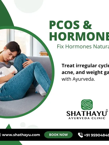 For many women, PCOS and hormonal imbalances manifest as irregular cycles, acne, and stubborn weight gain. My approach uses targeted Ayurvedic therapies to address the root cause, helping to fix hormones naturally and restore your body's rhythm without adverse side effects.