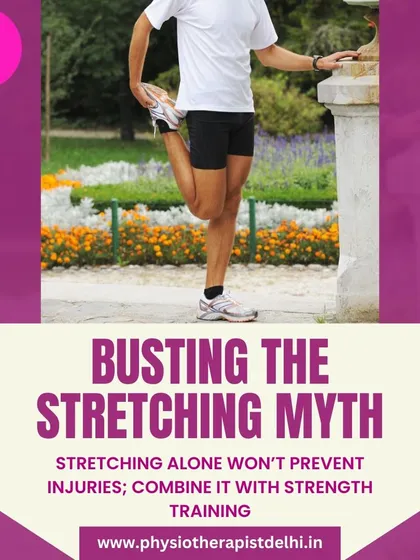 Busting the myth that stretching alone prevents injuries. I always emphasize combining stretching with strength training for a truly effective injury prevention plan.