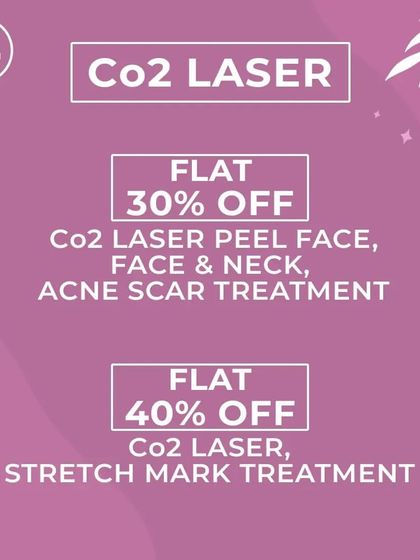 Our December offers include fantastic discounts on CO2 Laser treatments for the face, neck, acne scars, and even stretch marks.