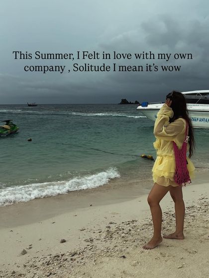 Recreating my 'Kaho Naa Pyaar Hai' moment on a beach in Phuket. This content is fun, relatable, and taps into our collective love for Bollywood.