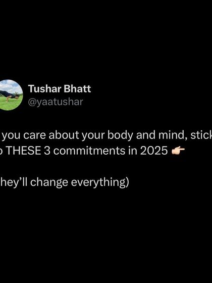 If you care about your body and mind, commit to these three things in 2025: breathe deeply, move mindfully, and unplug intentionally. They will change everything.