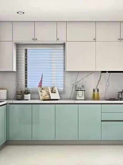 Modular Kitchen - Modular Home Interiors Efficient L-Shaped & U-Shaped Kitchens photo 22