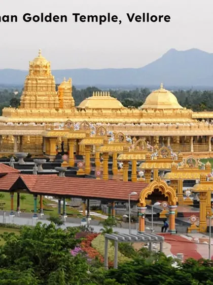 The Sri Lakshmi Narayani Golden Temple in Vellore is a magnificent temple dedicated to the goddess of wealth. Its divine energy is a source of inspiration and blessings for devotees.