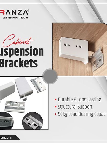 Secure your cabinets with my premium suspension brackets. They are engineered for strength and ease of installation, providing reliable structural support.