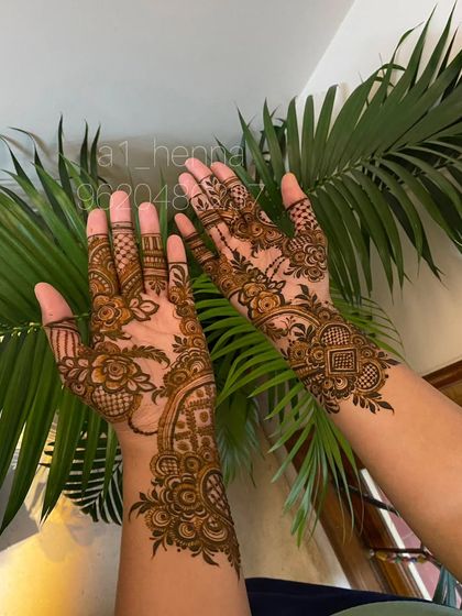 A beautiful example of an Indo-Arabic design, with leafy patterns and detailed fillers.