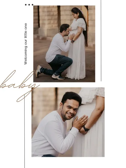 Tender moments of the father-to-be connecting with the baby. These photos are always incredibly heartwarming and special.
