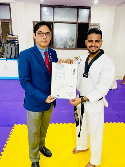 Officially receiving my 2nd Dan Black Belt certificate. The journey of learning never ends.