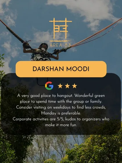 Darshan Moodi gave our corporate activities a 5 out of 5 and gave a "kudos to organizers who make it more fun."