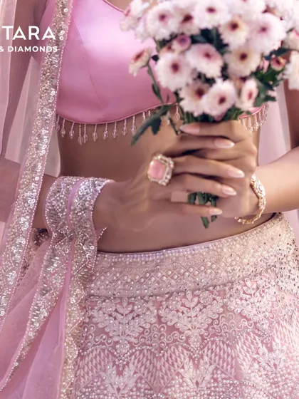 Her essence, her story, her moment. The 'Pride of the Bride' collection, including this stunning gemstone ring and bracelet, is here to capture the unique spirit of every bride.
