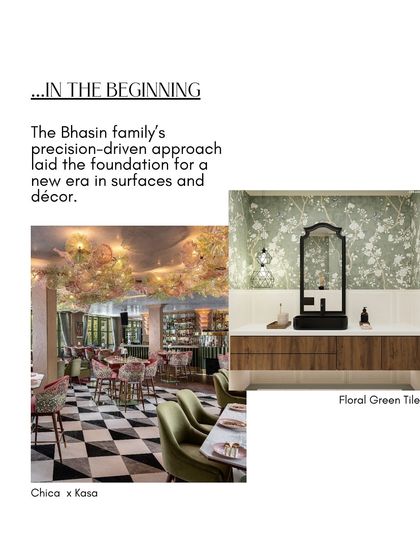 A look back at the beginning of Kasa Decor. My family's precision-driven approach in manufacturing laid the foundation for a new era in surfaces and decor.