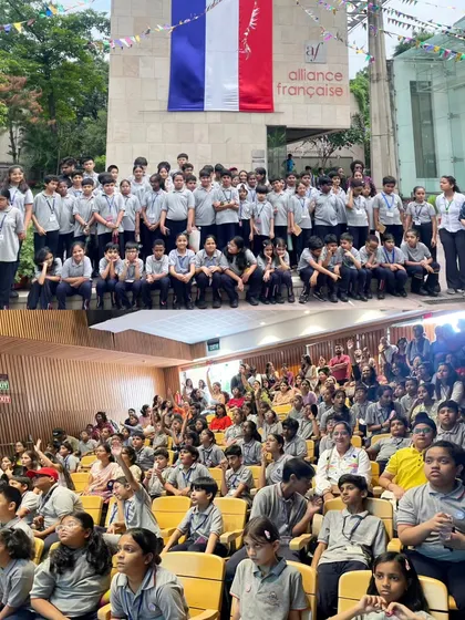 Glimpses from our Bastille Day celebrations, a fun-filled day of French culture, language, and community spirit with students from various schools.