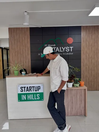 Starting something new in the hills. Here I am at the IIT Mandi Catalyst, a technology business incubator, where we are setting up a new drone lab.