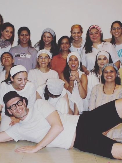 The joy of our Sangat. A happy group photo from a Summer Solstice gathering, capturing the love and connection we build in these special sessions.