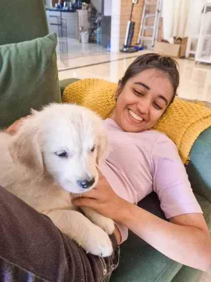 There's nothing like a puppy cuddle. I specialize in puppy training, helping you navigate everything from those sharp little teeth to house-proofing, all with gentle, positive methods that build a foundation of trust from day one.