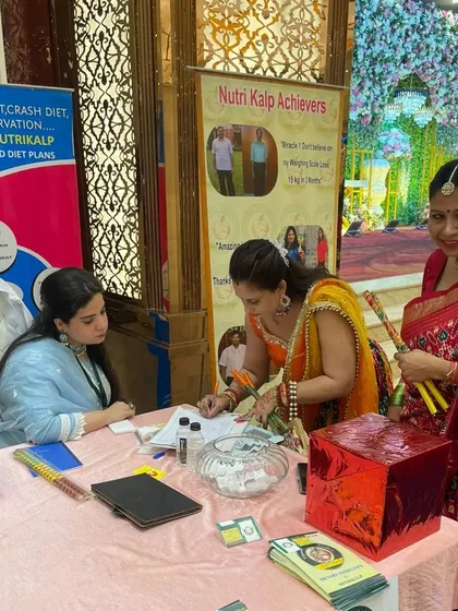 Capturing moments of interaction and consultation at a local exhibition. We are always ready to answer your health questions.