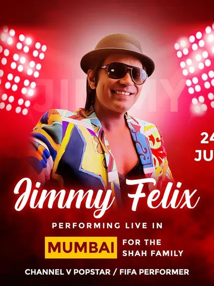 Performing live in my hometown, Mumbai. It's a different feeling to perform just half an hour away from home.