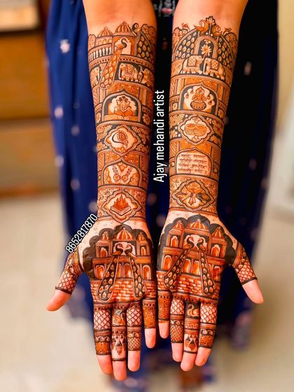 Intricate Bridal Mehndi photo 6