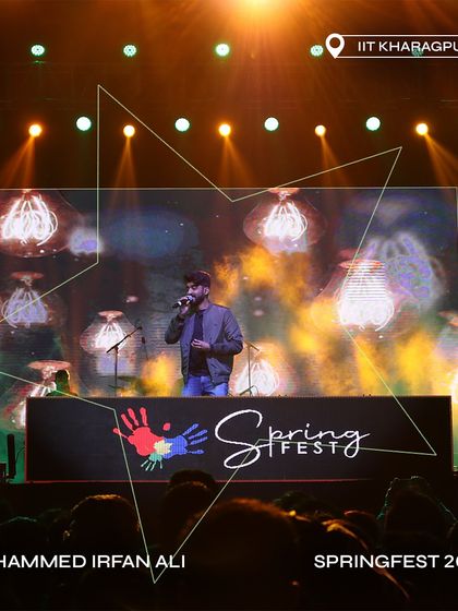 Mohammed Irfan Ali making his debut at Springfest 2024, captivating the 30,000-strong crowd.