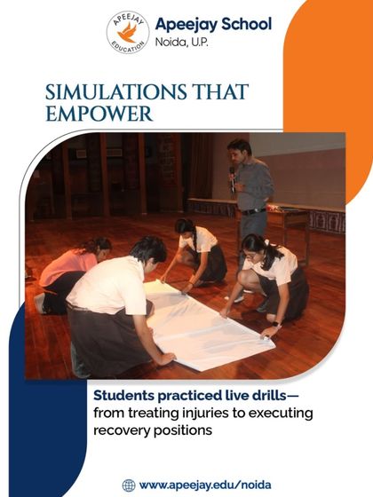 Simulations that empower are a key part of our training. Students practiced live drills, from treating injuries to executing recovery positions, gaining hands-on experience in disaster management.