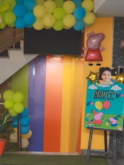 Welcome to Advit's Peppa Pig Birthday Bash! Our custom welcome signs are designed to match your chosen theme and create an inviting entrance for all your party guests.