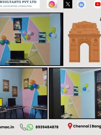 Welcome to our Delhi center in Lajpat Nagar. The space is set up with individual workstations to provide a focused learning environment for every student.