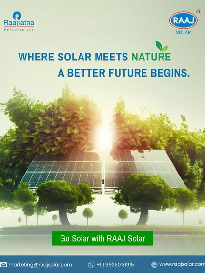 Raaj Solar - Utility-Scale & Industrial Solar Projects Financial & Environmental Benefits photo 13