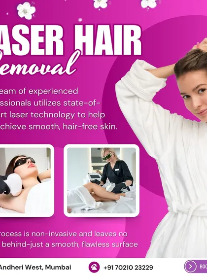Our team of experienced professionals uses state-of-the-art laser technology to help you achieve smooth, hair-free skin. The process is non-invasive and leaves no marks, just a flawless surface.