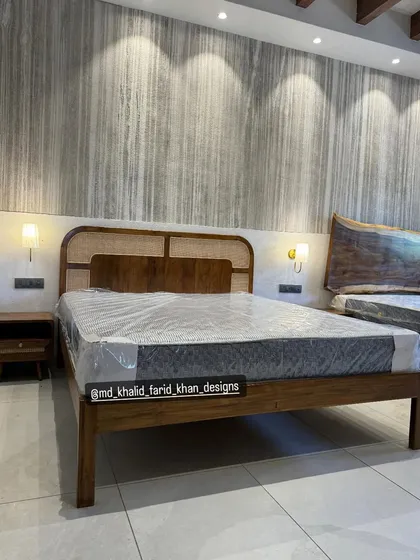 Another hotel room with my custom beds.
