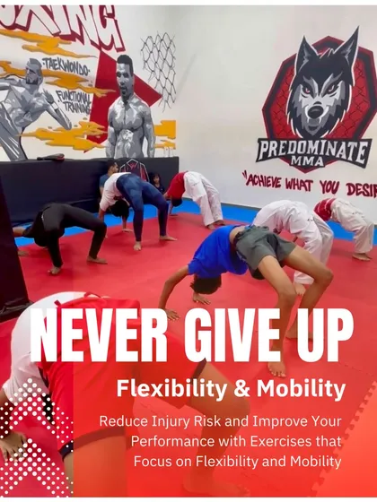 Flexibility and mobility exercises help reduce injury risk and improve performance. Here, students work on their backbends.