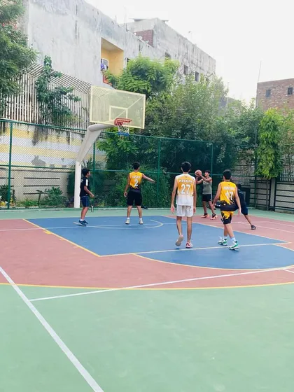 Players learn to space the floor on offense.
