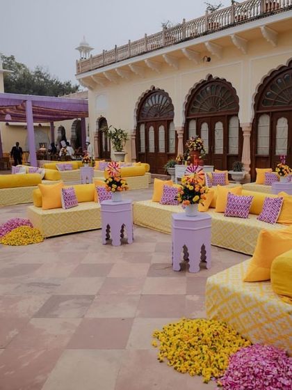 Nirvana Event and Decor - Wedding Planning & Thematic Decoration Vibrant Haldi & Mehendi Ceremonies photo 65