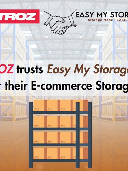 We are proud to be the trusted e-commerce storage partner for TROZ. This graphic celebrates our collaboration in providing reliable and scalable logistics solutions.