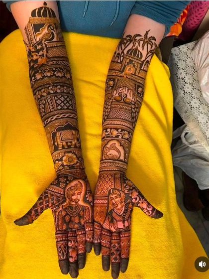 Kanha Mehandi - Bridal Mehndi Custom Storytelling & Portrait Mehndi photo 51