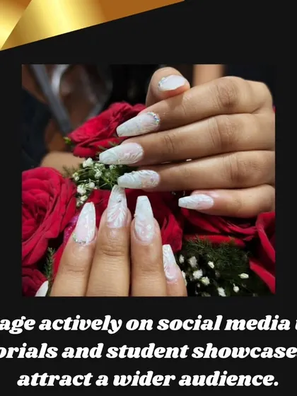 Our students' work is our best advertisement. We showcase their creations on social media to attract a wider audience and celebrate their talent.