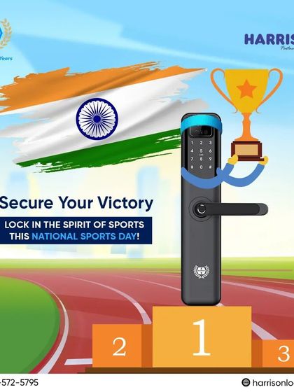 This National Sports Day, we celebrate the spirit of victory. Just like champions, our locks represent strength, security, and reliable performance.