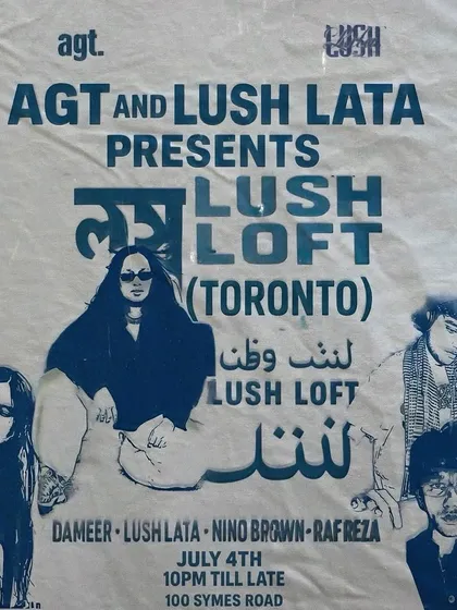 Another poster for the Toronto debut, this one with a cool, DIY zine aesthetic. It announces the "crop of the season," highlighting the fresh energy and star-studded lineup I brought to the city. This visual style is part of the event's unique identity.