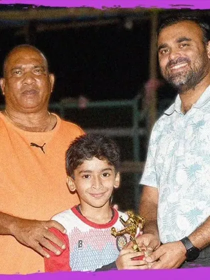 Hridaan Shirke was named Best Player for the Under-9 category at the GenNext Football Tournament.