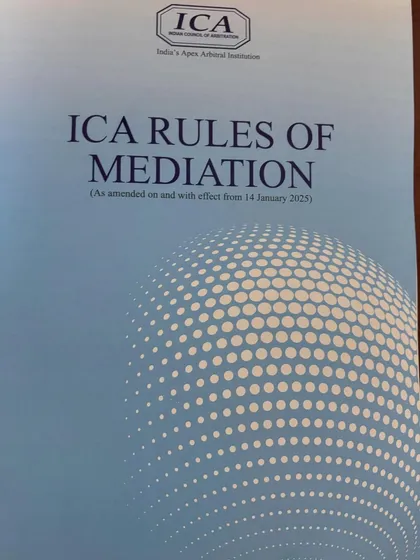 Holding the official ICA Rules of Mediation. A deep understanding of procedural rules is essential to guide clients through a structured and effective mediation process, ensuring any agreement reached is robust and enforceable.