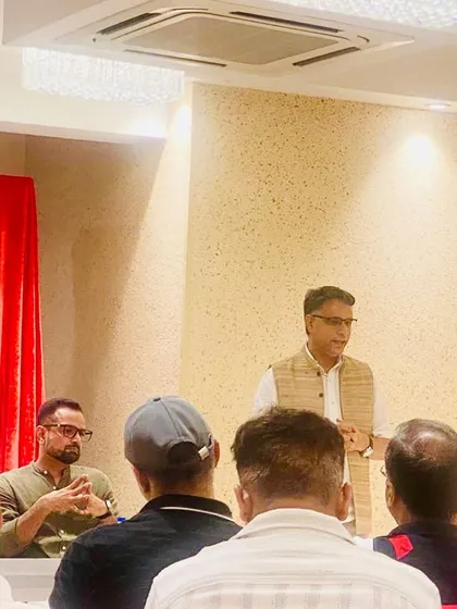A view from the audience during the discussion on challenges and solutions for rural youth. It is inspiring to see the community united to protect our future generation.
