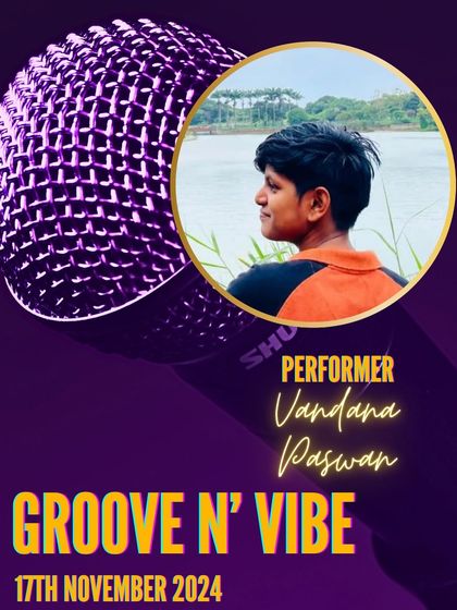 Vandana Paswan takes the stage. Our open mics are a celebration of artistry in all its forms, from music to spoken word.