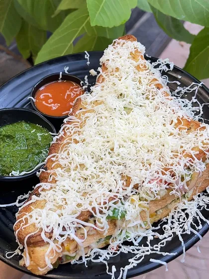 Another shot of my classic veg cheese grill sandwich, a perfect and satisfying meal.