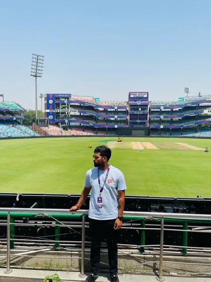 Life is like photography, you use the negatives to develop. A thoughtful moment at the Feroz Shah Kotla ground in Delhi.