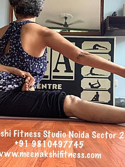 A seated twist and hamstring stretch combination, Marichyasana C. This pose works on multiple areas of the body at once.