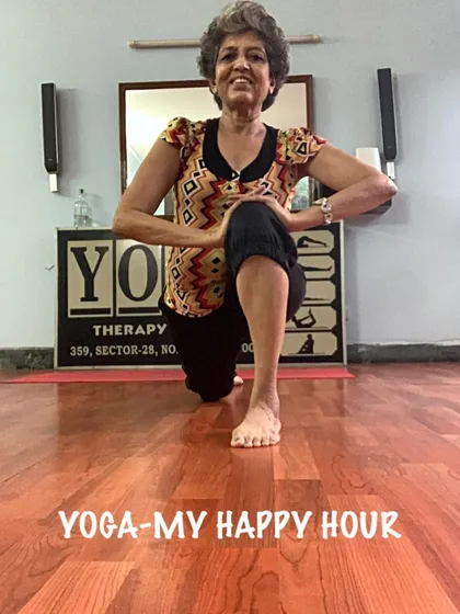 This low lunge is part of my "happy hour" on the mat. It feels wonderful to open the hips and lengthen the spine.