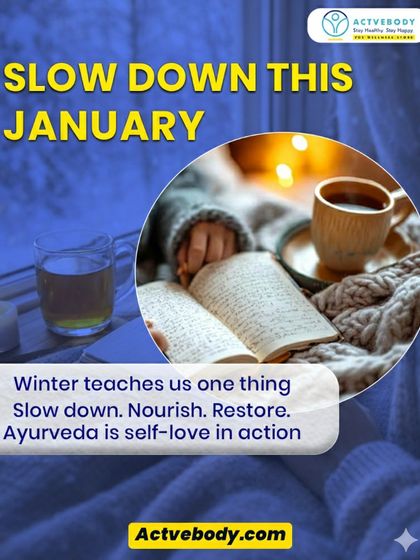 The Wisdom of Slowing Down in January. Winter is nature's time to slow down, and our bodies are meant to do the same. I encourage embracing gentle mornings, warm foods, and mindful self-care rituals to restore your natural balance and begin the year with calm intention.